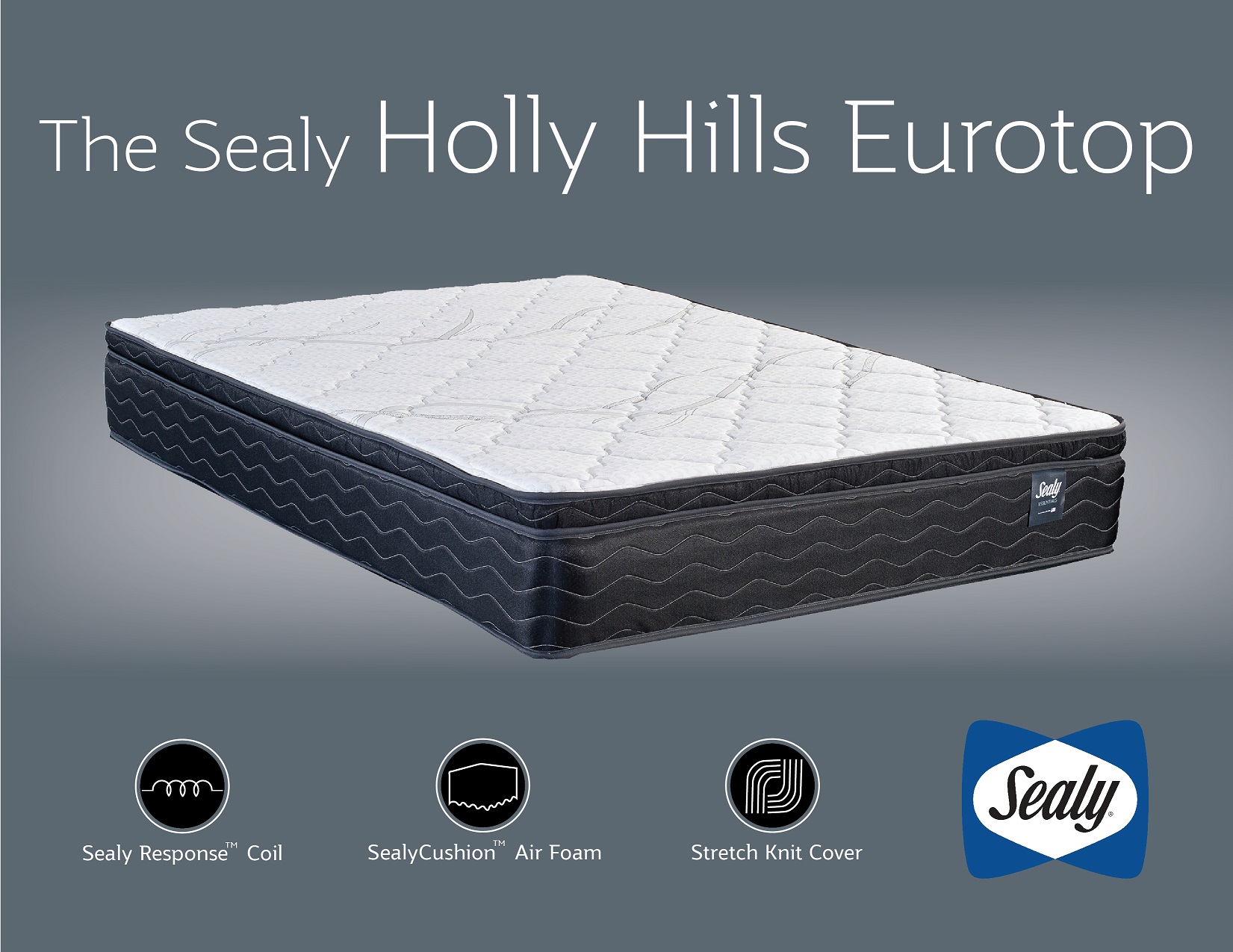 sealy holly hills plush mattress only full