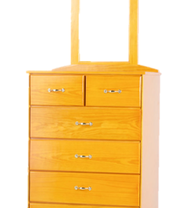 Madeira 6 Drawer Chest Of Draw With mirror