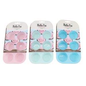 Silicon muffin cup pan 6 cup