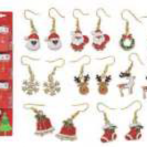 XMAS EARRINGS METAL-XM3112