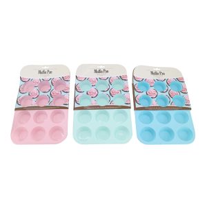 MUFFIN PAN 12 CUP SILICON - KC0015