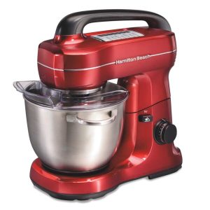 HAMILTON BEACH STAND MIXER 4QT WITH STAINLESS STEEL BOWL - 300 WATTS