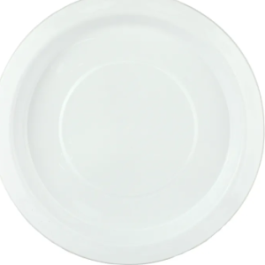 BIGHOME PLASTIC WHITE PLATE