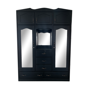 5 Draw Jumbo Dresser With wing Mirror