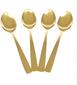 3PC GOLD SPOON SET