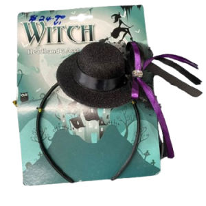 HEADBAND WITH HAT & BOW