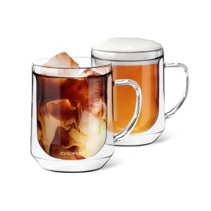 DOUBLE WALL MUG SET 2PC