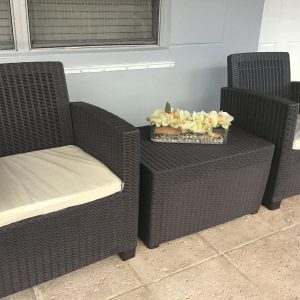 ALAMO DUO RATTAN 3PC PATIO SET