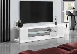 MONARCH 60"L TV STAND W/TEMPERED GLASS 13535