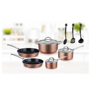 MAXSONIC 11PC NON-STICK COOKWARE SET