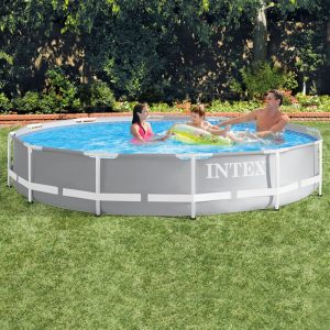 INTEX 3.7M x 76CM PRISM FRAME PREMIUM POOL 26710NP