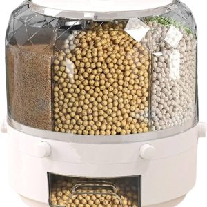 ROTATING MULTI-FUNCTIONAL GRAIN STORAGE BUCKET