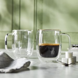 DOUBLE WALL MUG SET 2PC