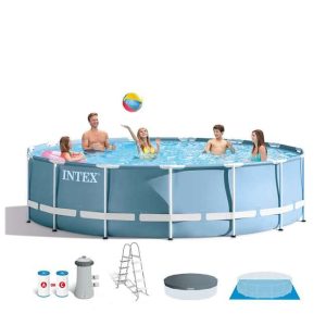 INTEX 15FT x 48IN METAL FRAME POOL SET