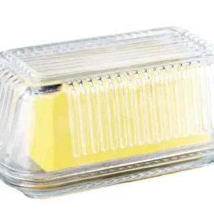 CLASSIC GLASS BUTTER DISH