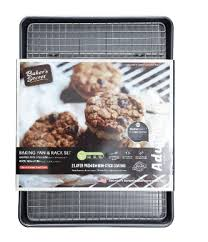 BAKER'S SECRET BAKING PAN WITH RACK