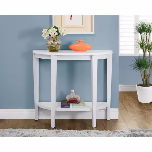 MONARCH ACCENT TABLE 36"L WHITE HALL CONSOLE