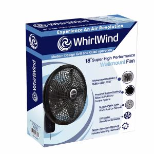 WHIRLWIND 18″ WALMOUNT FAN W/CORD 20017653