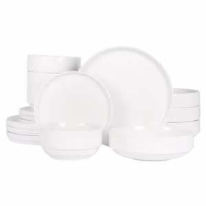 Gibson 16pc fine ceramic dinnerware set
