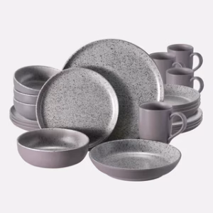 OXFORD GREY DINNERWARE SET