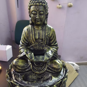 decorative Tabletop Sitting Buddha Water Fountain