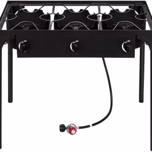 3 burner gas stove on legs