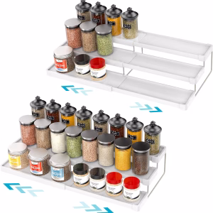 KITCHEN DETAILS ADJUSTABLE & EXPANDABLE RACK ORGANIZER