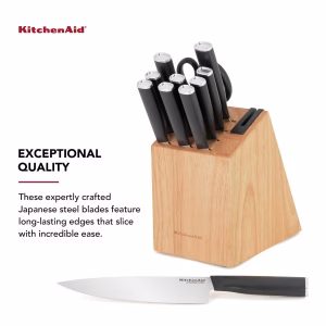KITCHENAID 12PC KNIFE SET WITH BLOCK