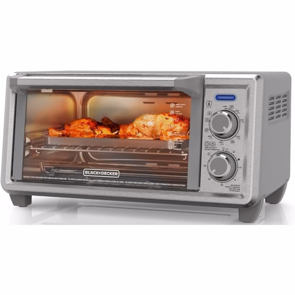 BLACK+DECKER CRISP’N BAKE TOATER OVEN TO4125-OSDLA