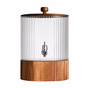 Ribbed beverage dispenser