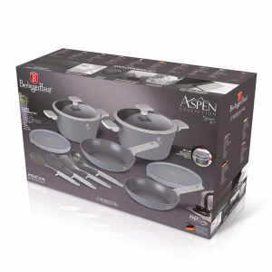 BERLINGERHAUS 12PC COOKWARE SET ASPN COOKWARE